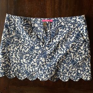 Lilly Pulitzer Colette Skort (lobster print) 14